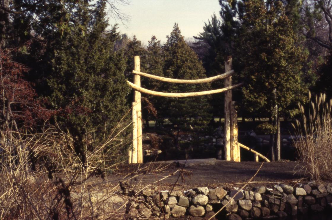 Tori Gate in Japanese Garden, 1995