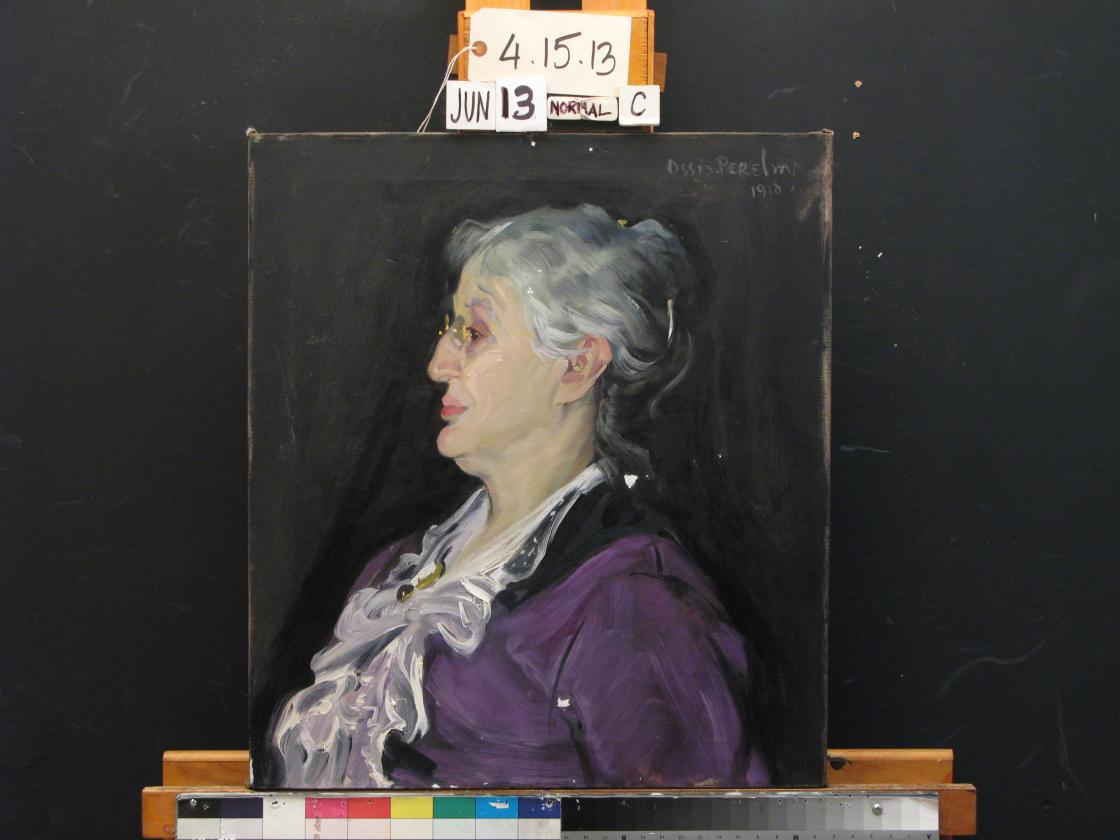 Ossip Perelma portrait of Clara Booth