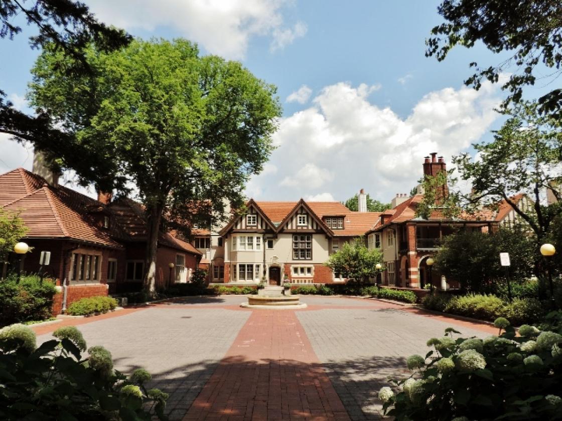 Photograph of Cranbrook House, summer 2013.