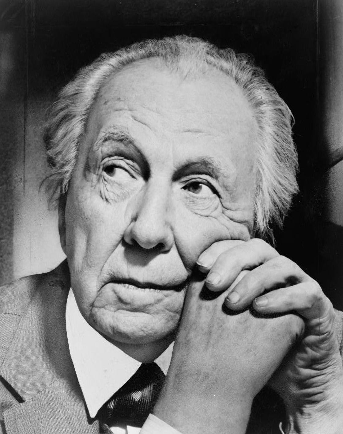 Photograph of Frank Lloyd Wright