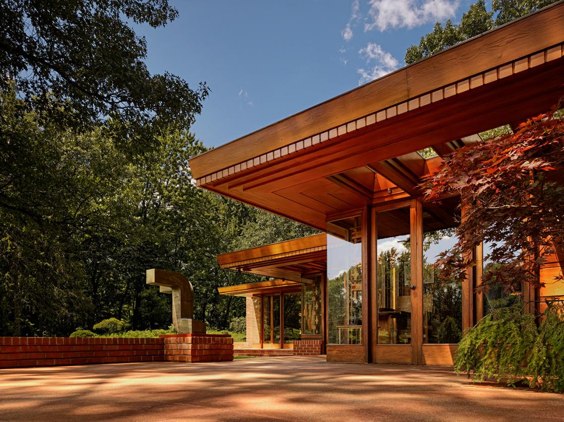 Frank Lloyd Wright Smith House photograph by James Haefner.