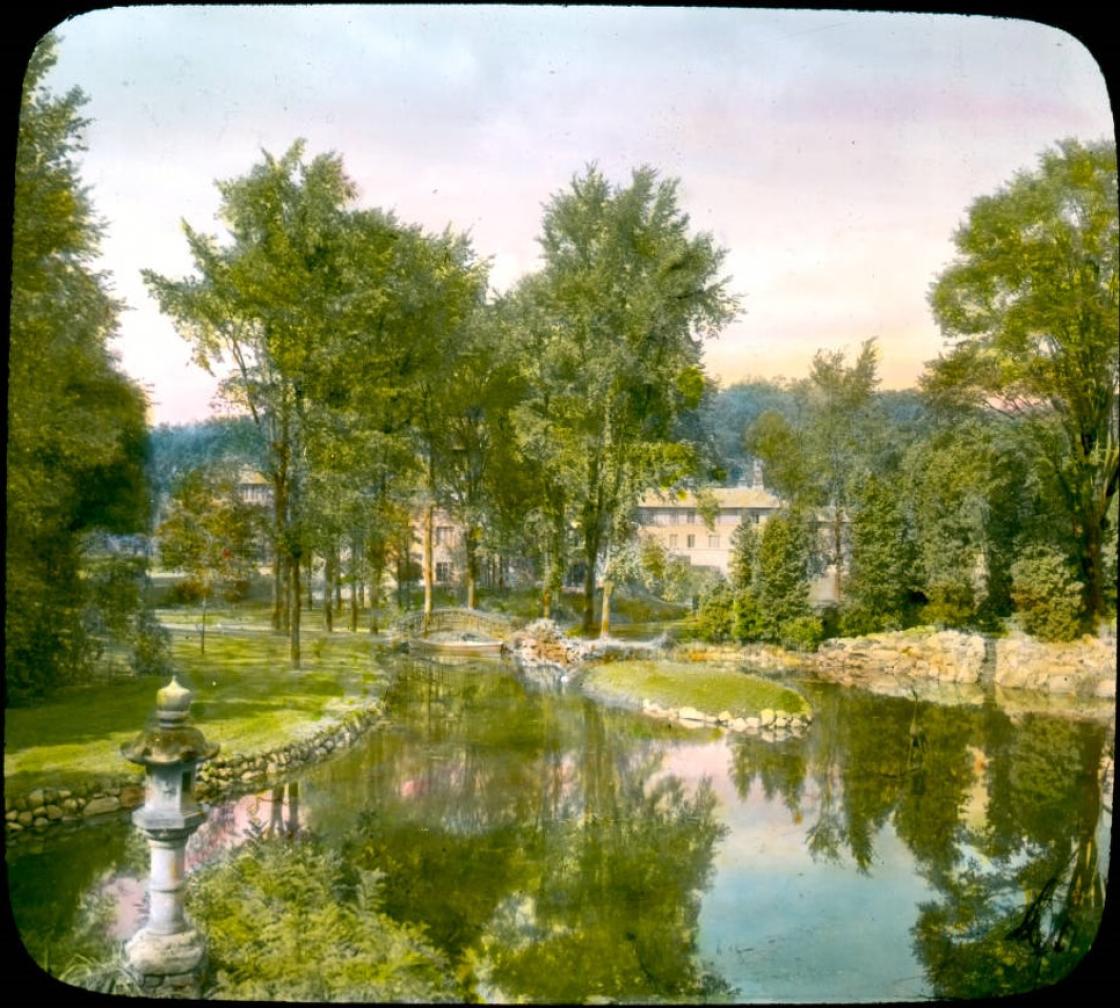 Japanese Garden at Cranbrook, 1932
