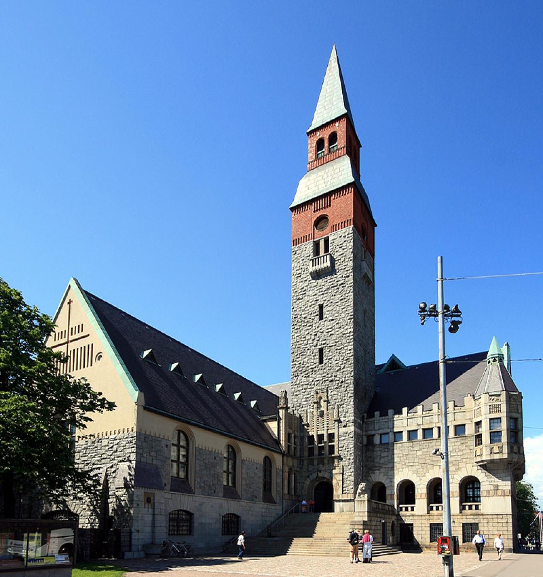 Photograph of the National Museum of Helsinki