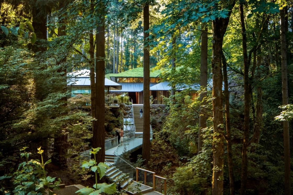 Photo of the Portland Japanese Garden by James Florio.