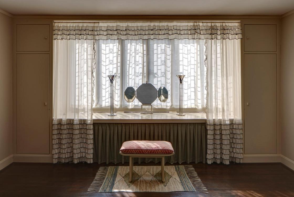 Saarinen House Master Bedroom. Photograph by James Haefner.